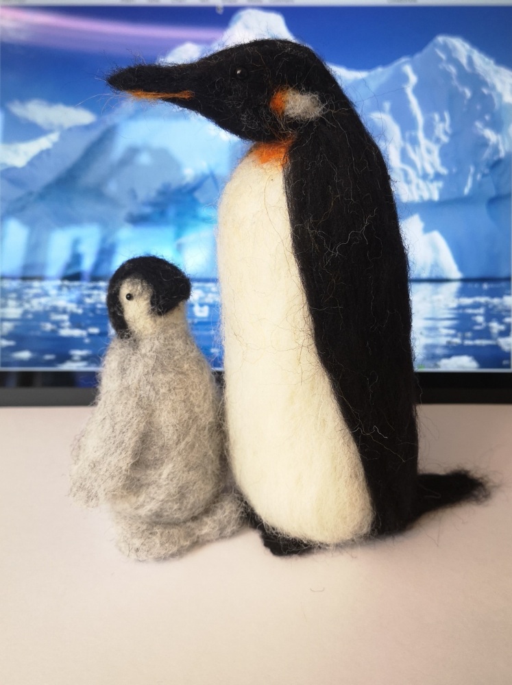 needle felted penguins Friday 3rd October 6pm -9pm