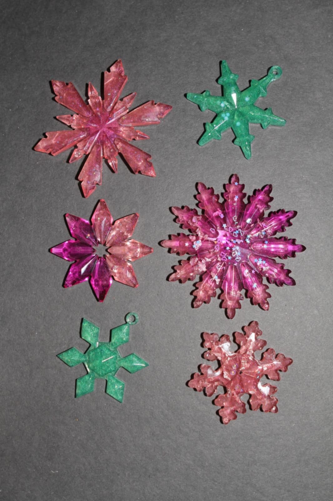 resin snowflakes Monday 3rd November 10am -12noon