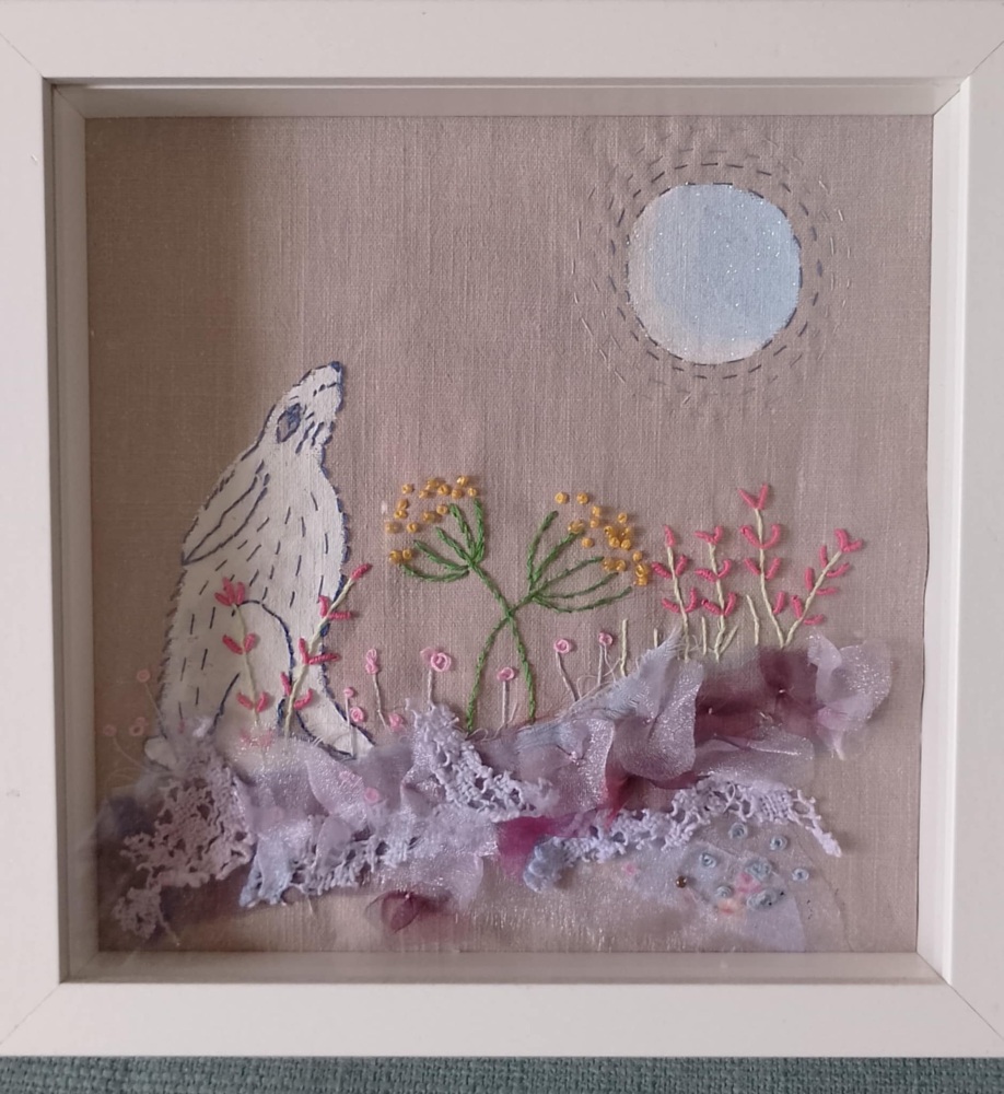 paint, embellish and  embroidery workshop, Wednesday  5th November 10am  -2pm