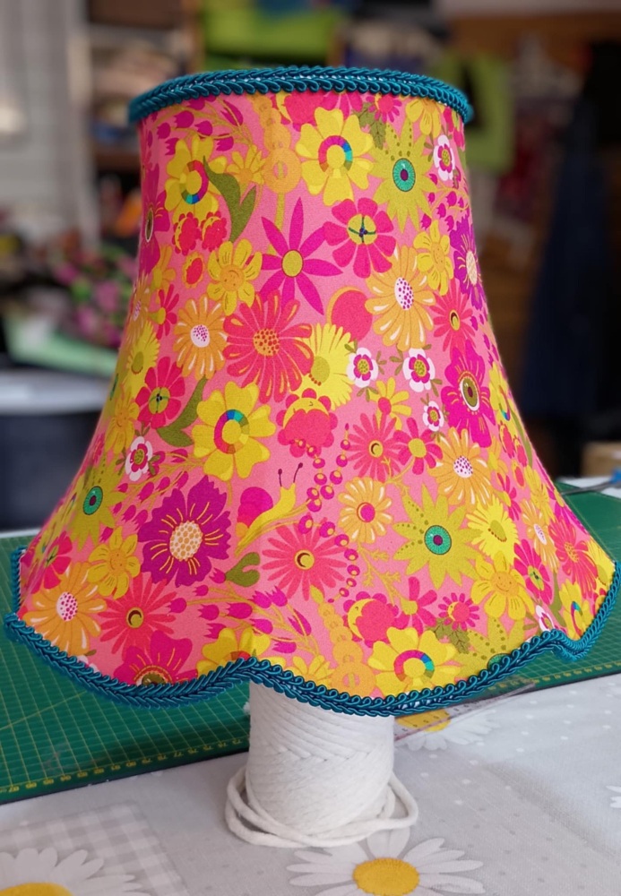 traditional hand sewn lampshade workshop Wednesday 3rd December 2025 9.30am - 5.00pm