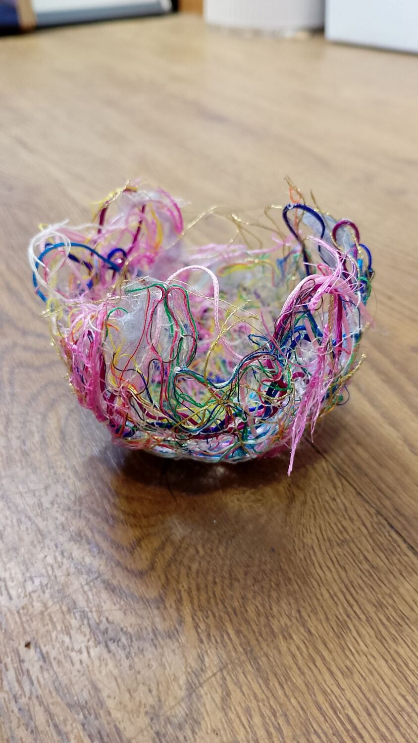 scrap thread bowls Tuesday 10th March 10am - 12noon