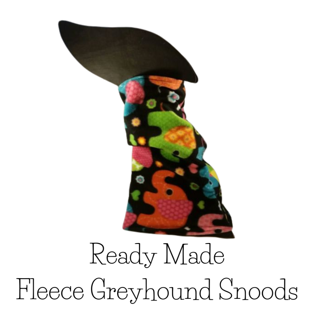 <!-- 004 -->Ready Made Fleece Greyhound Snoods