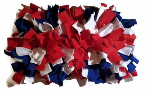 'The Union Jack' Mini Fleecy Forage Treat Mat