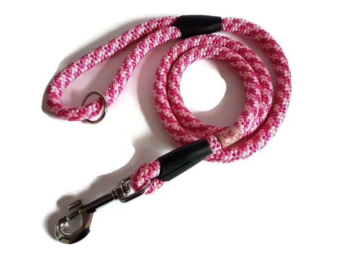 4ft 'Pink Candy' Braided Rope Clip Lead