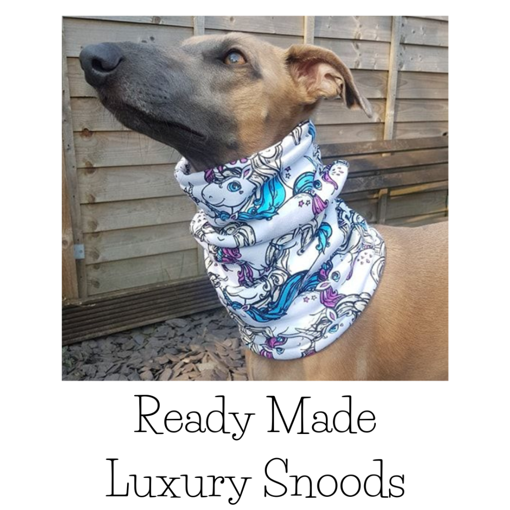 <!-- 001 -->Ready Made Luxury Whippet Snoods