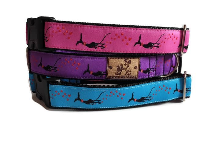 Webbing backed Nellie Doodles collar 