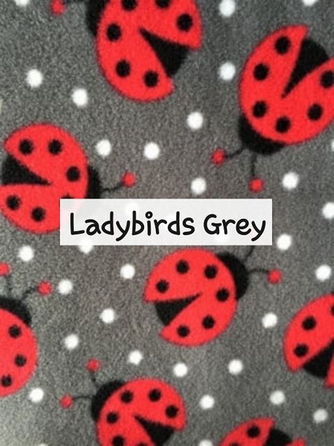 Ladybirds Grey Fleece