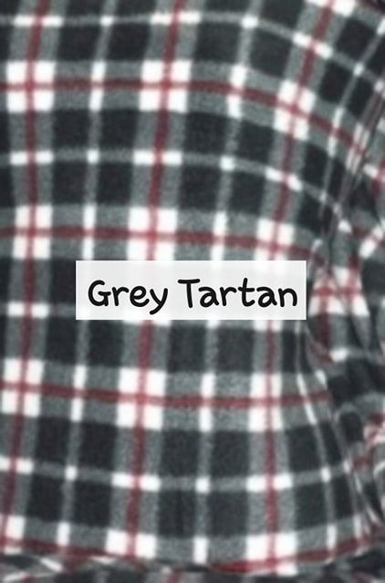 Grey Tartan Fleece