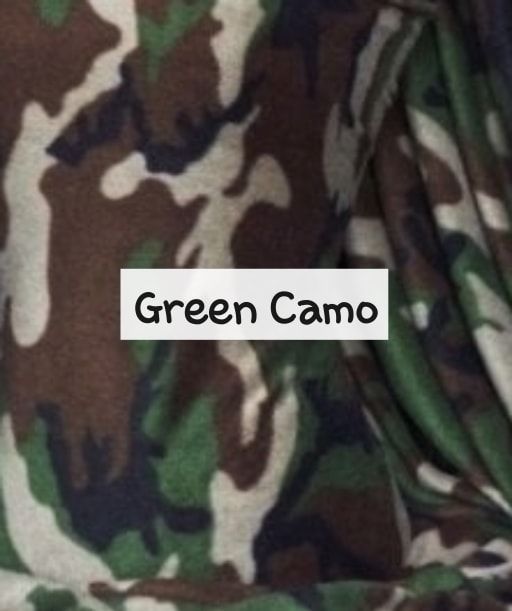 Green Camo Fleece