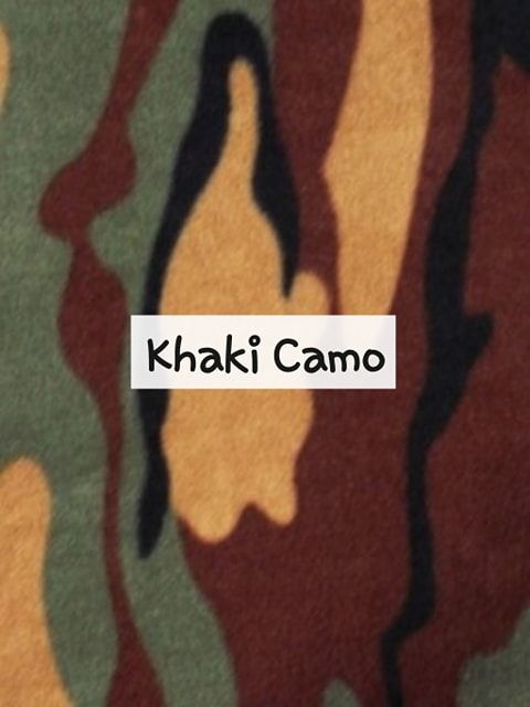 Khaki Camo Fleece