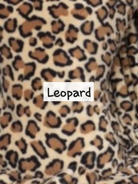 leopard fleece
