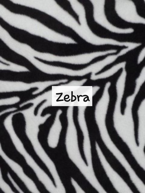 zebra fleece 