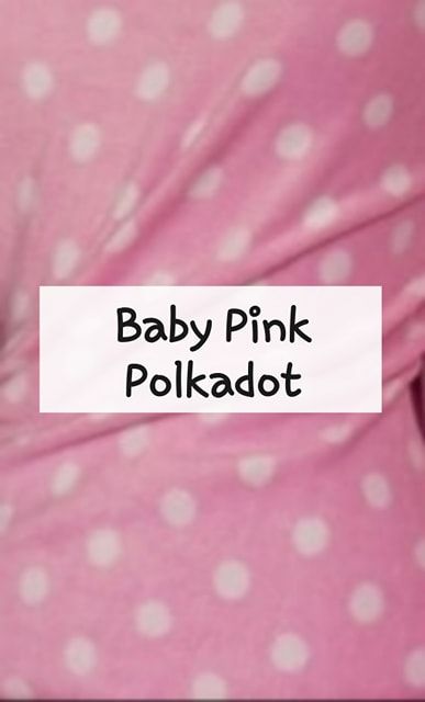 baby pink polkadots