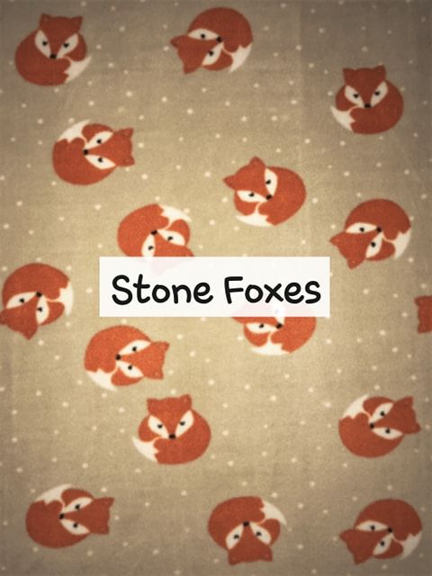 stone foxes fleece
