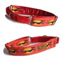 *NEW* Richard Skipworth 'Red Zoomies' Fabric Collars  **Made to Order**