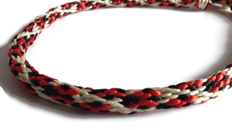 Create Your Own - Ladybird Braided Tag Dog Collar