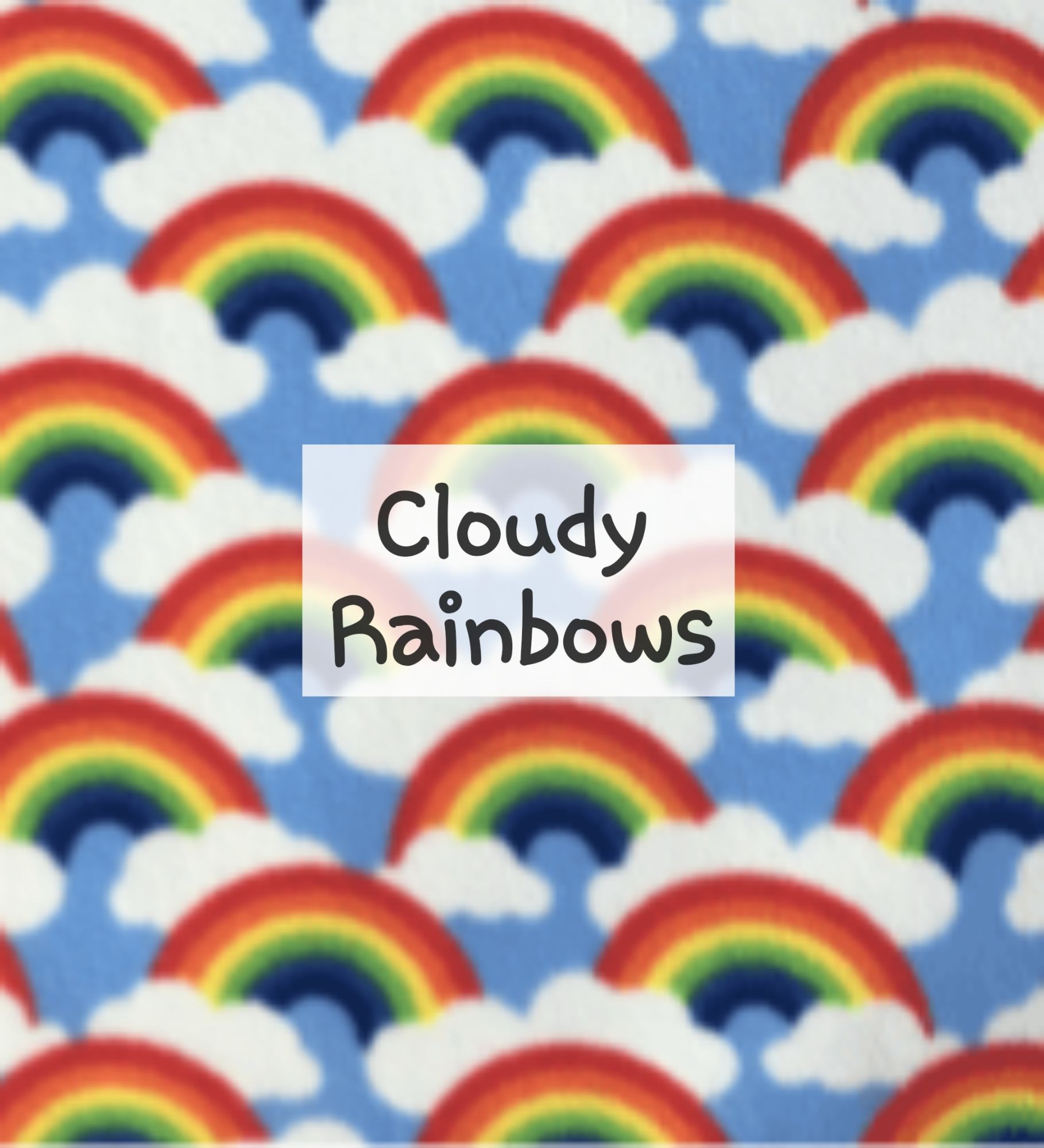 Cloudy Rainbows Fleece
