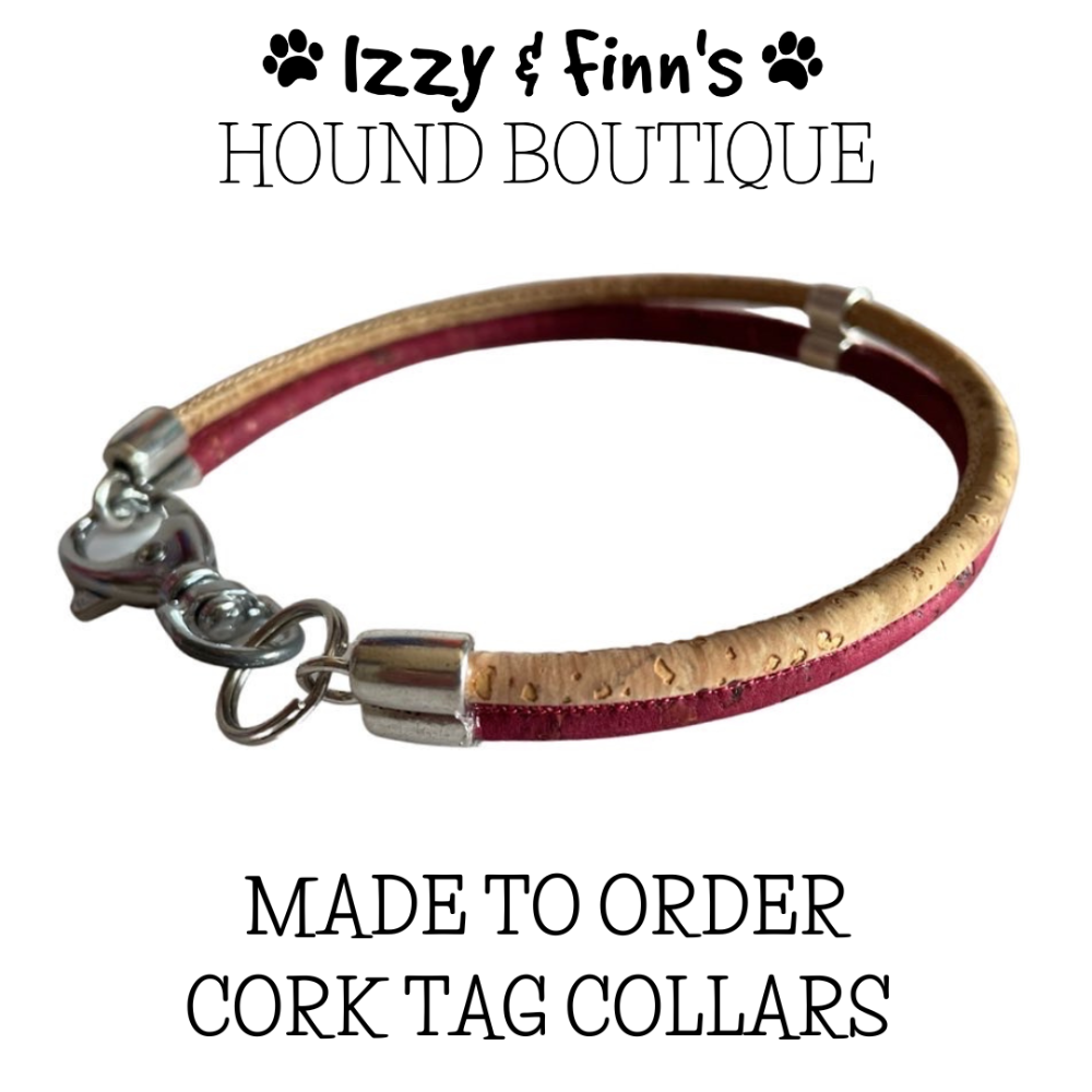Made to Order - Cork Tag Collars