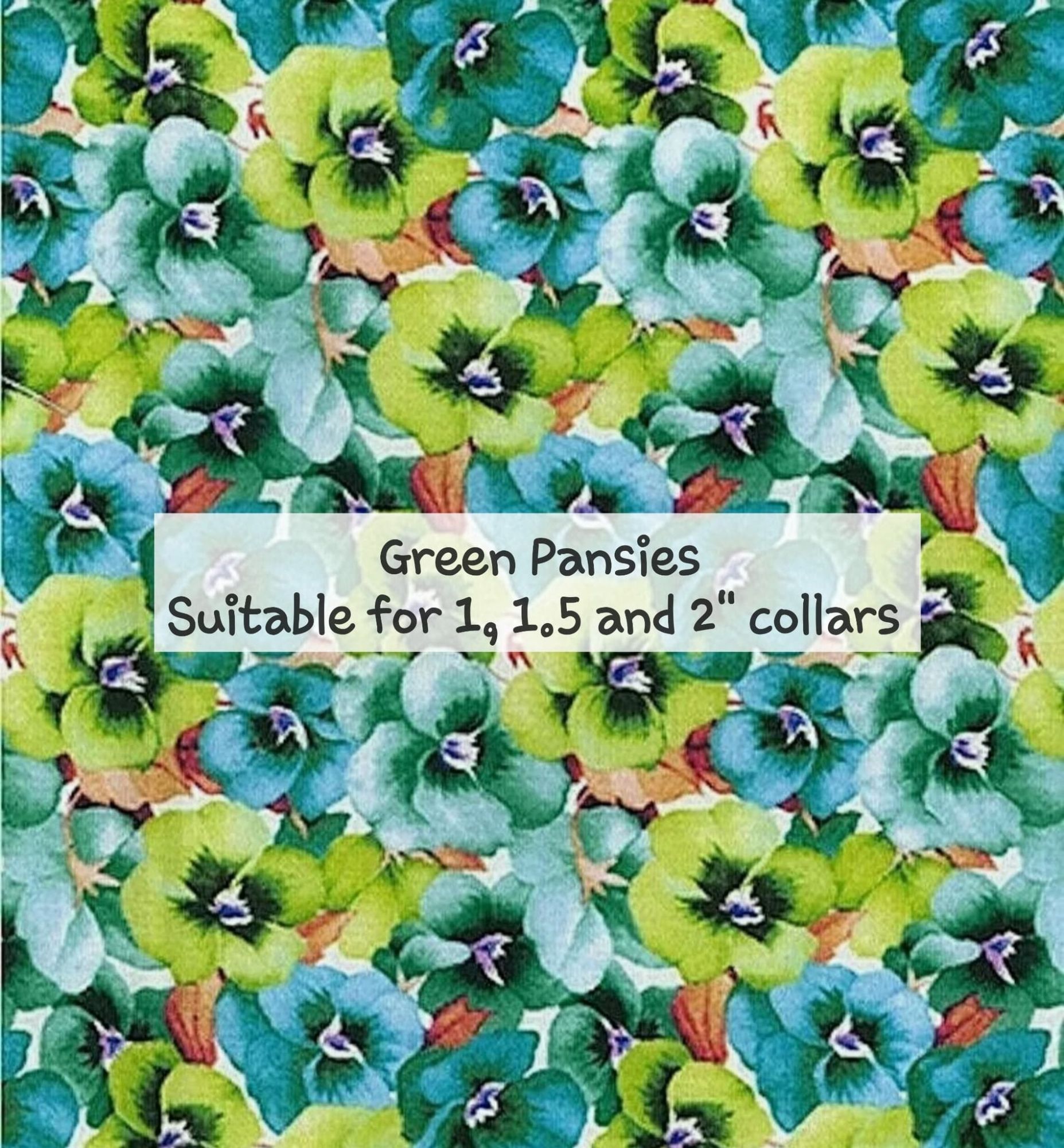 Green Pansies