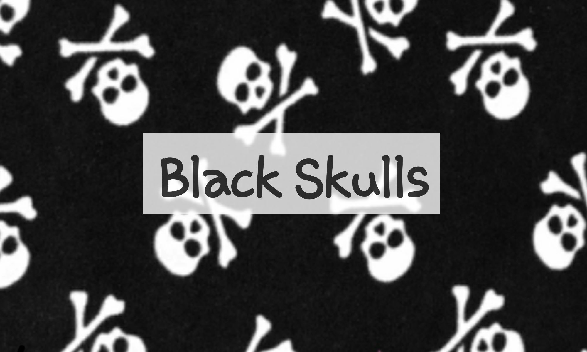 Black Skulls Fleece