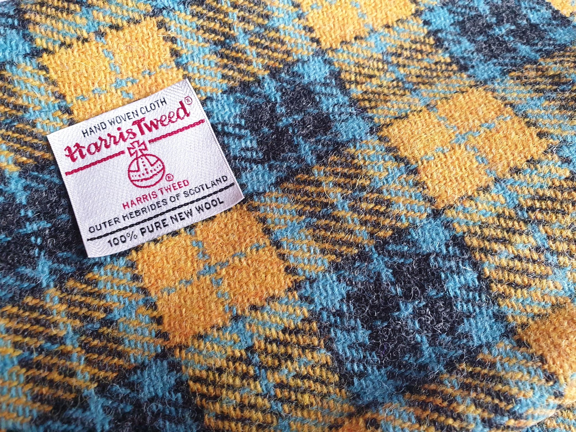 Blue and Yellow Check