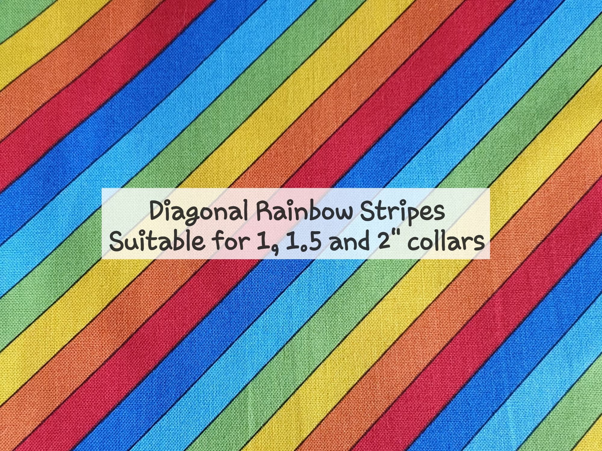 Diagonal Rainbow Stripes