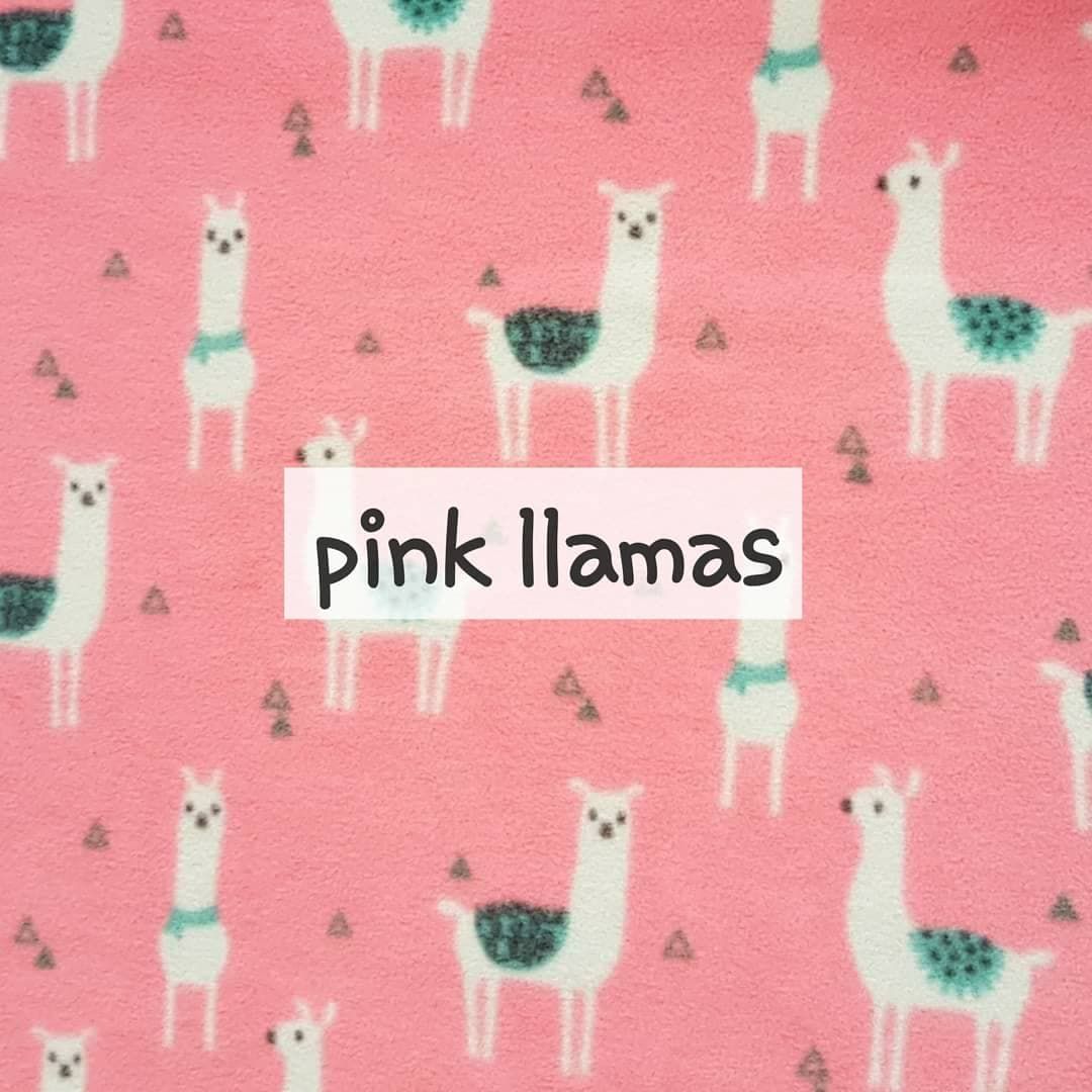 Pink Llama fleece