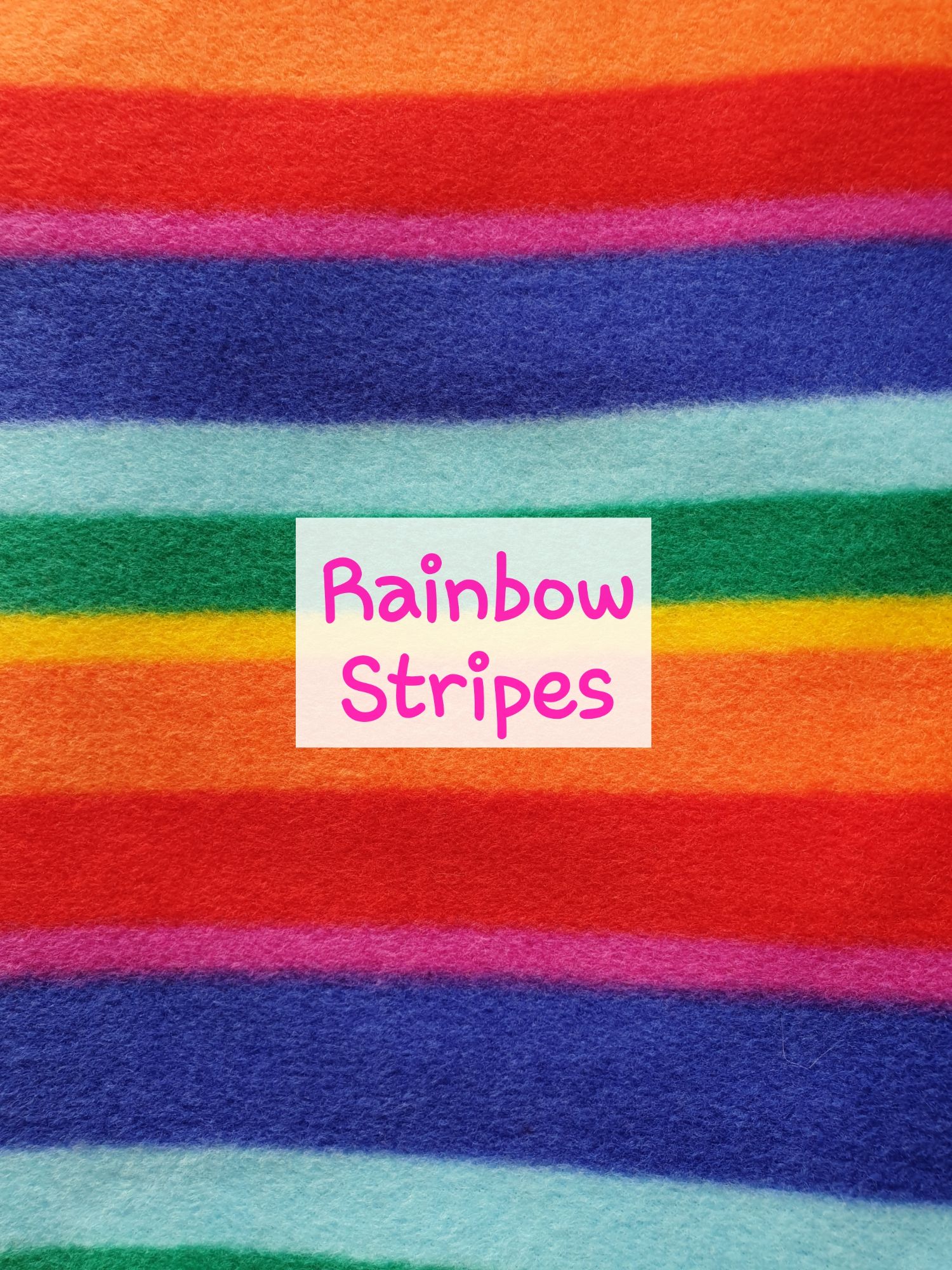 Rainbow Stripes Fleece
