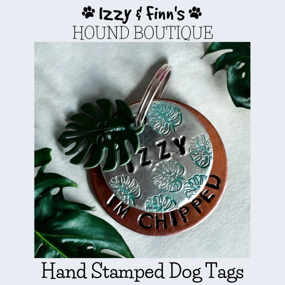 Hand Stamped Dog Tags