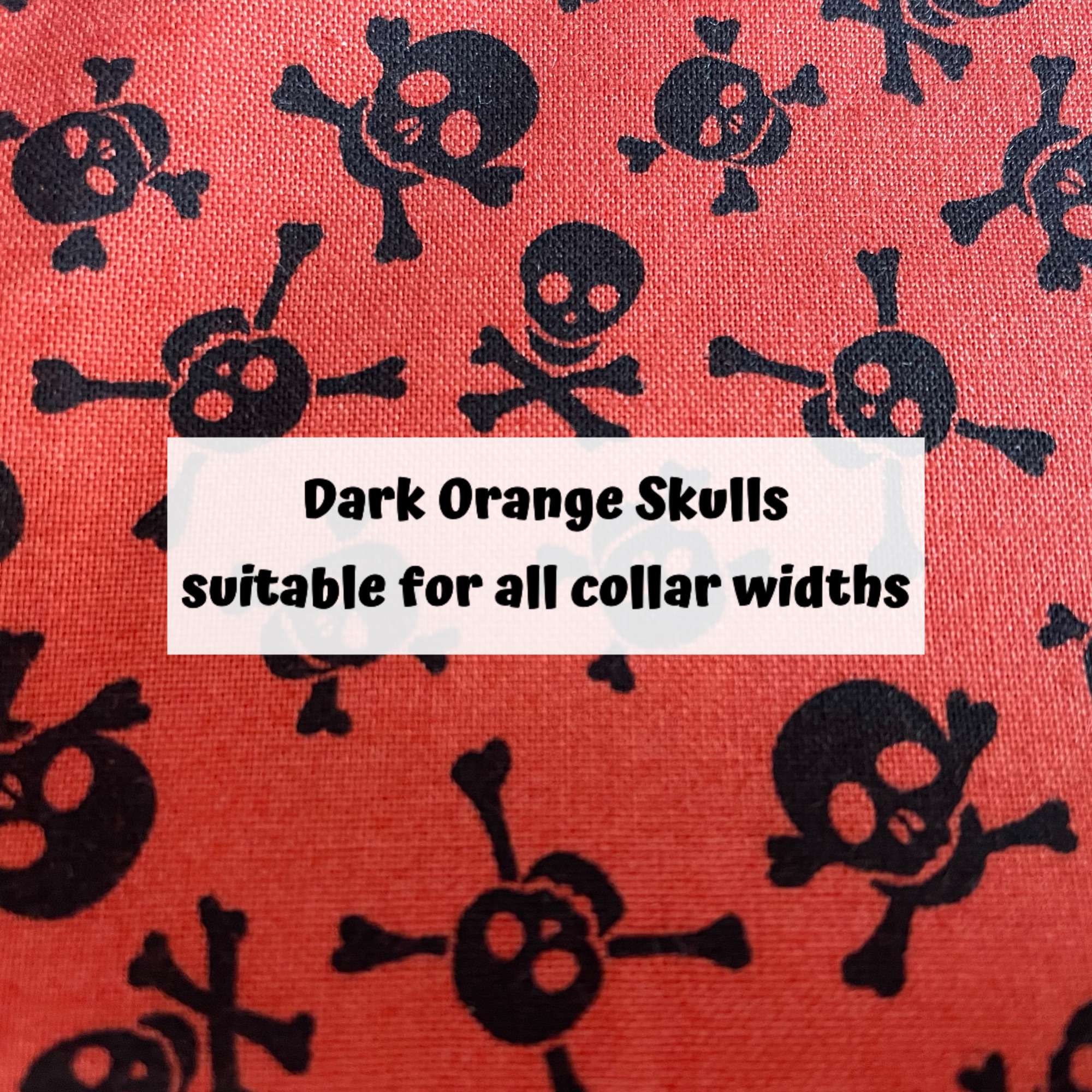 Dark Orange Skulls