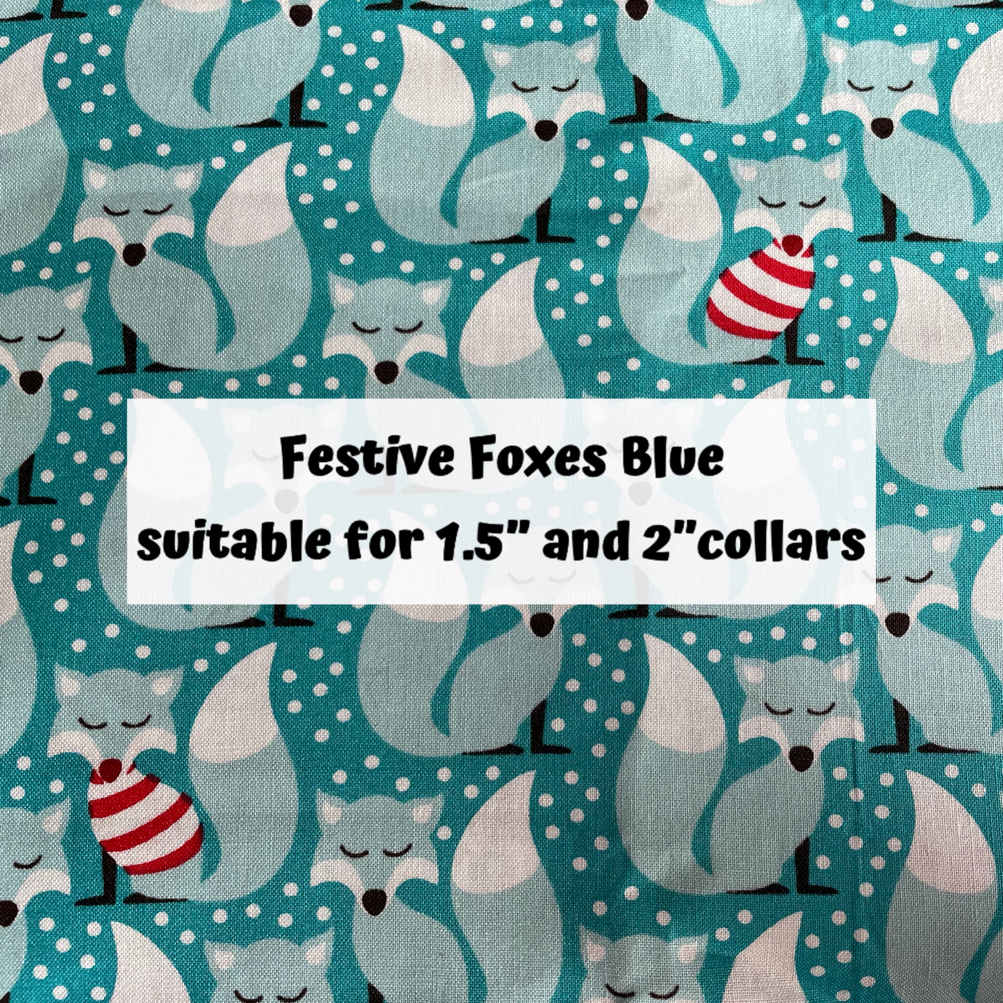 Festive Foxes Blue