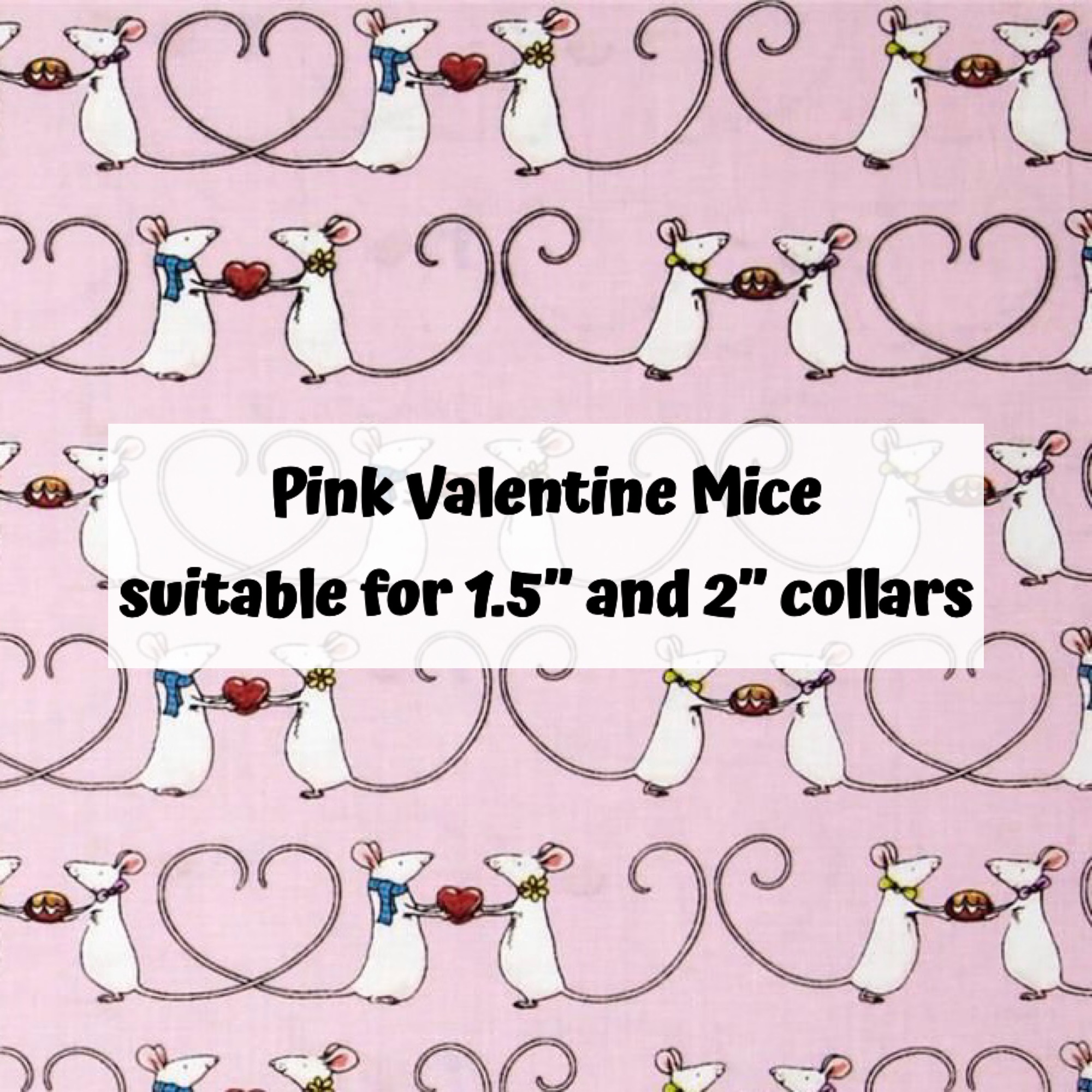 Pink Valentine Mice