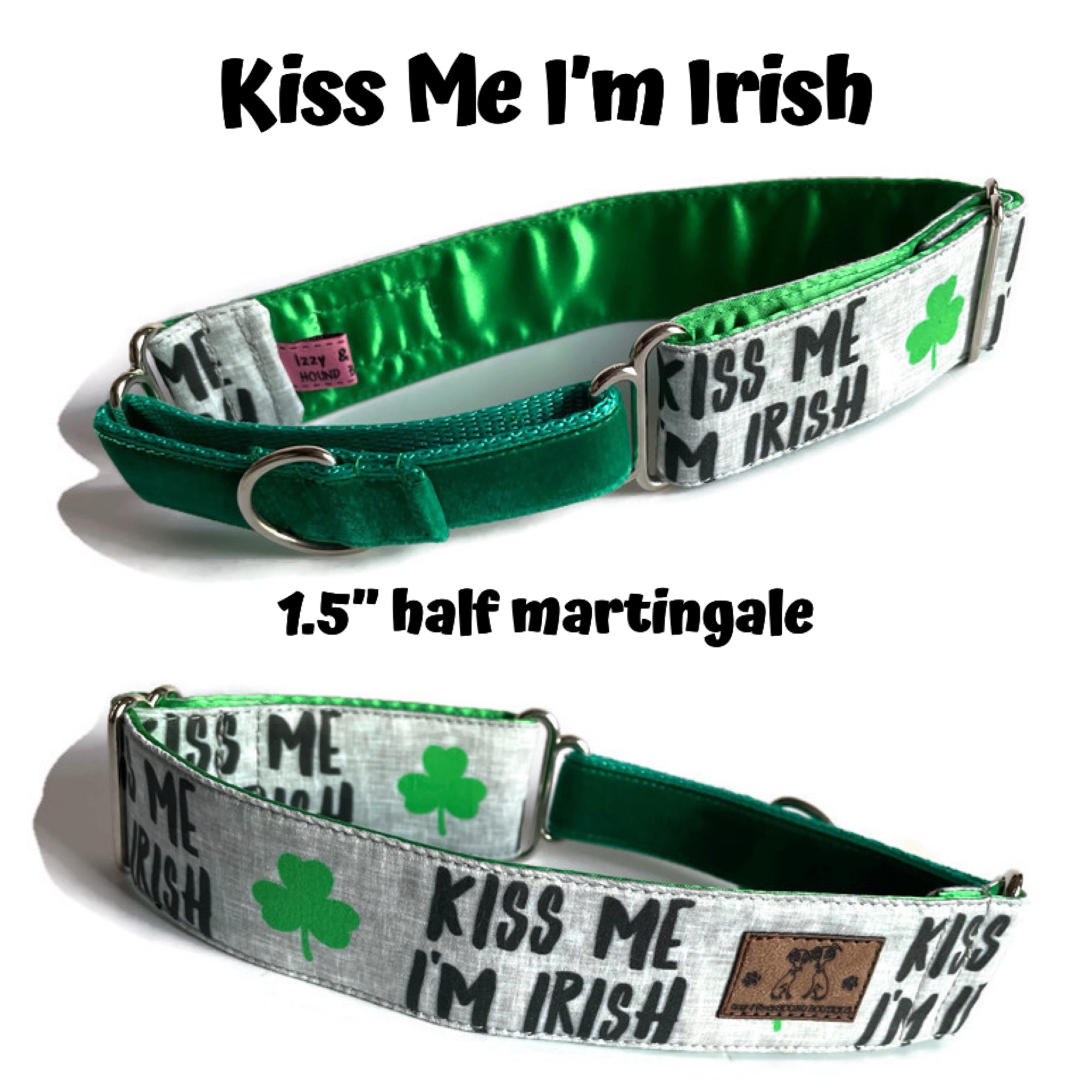 Kiss me i'm irish collar.JPG
