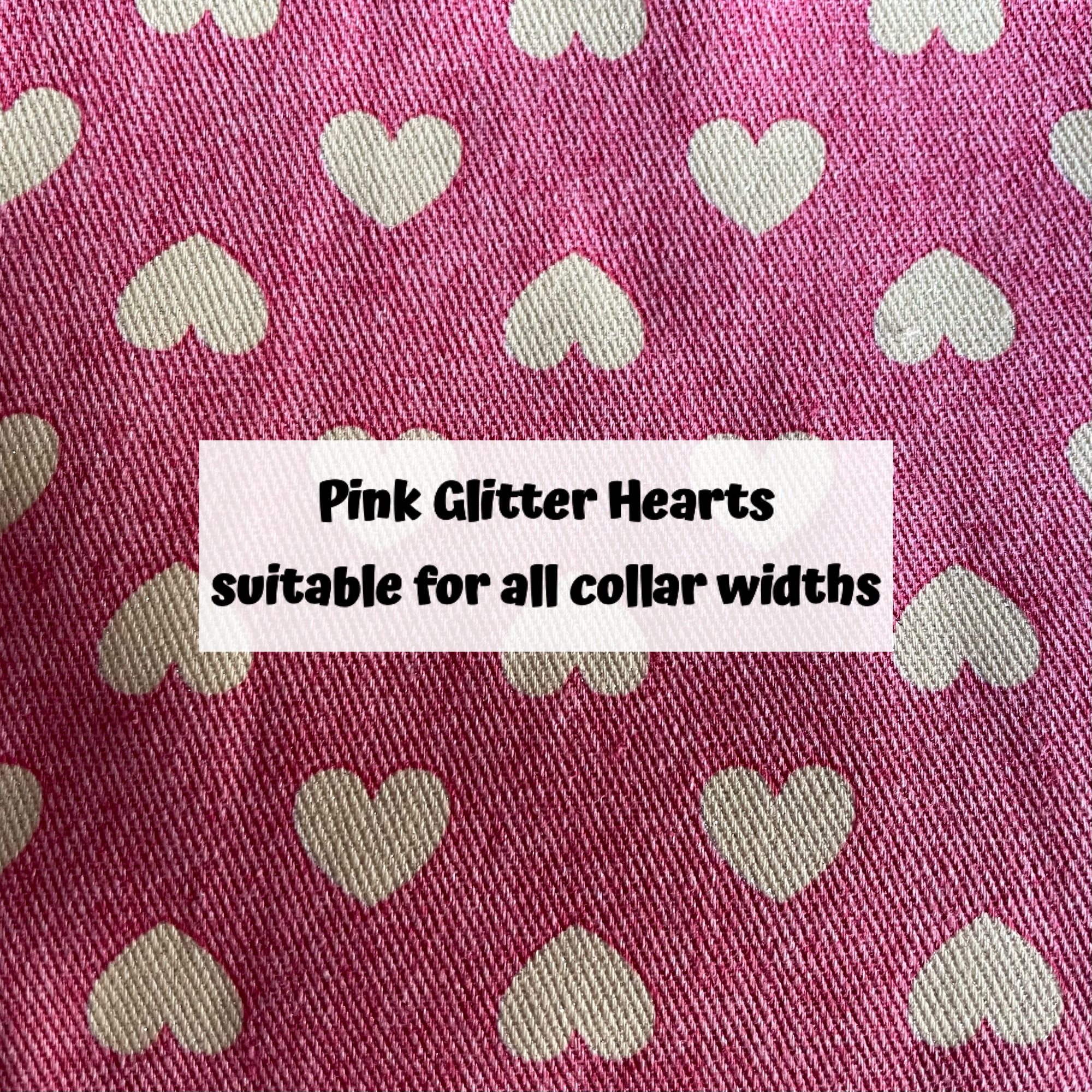 Pink Glitter Hearts