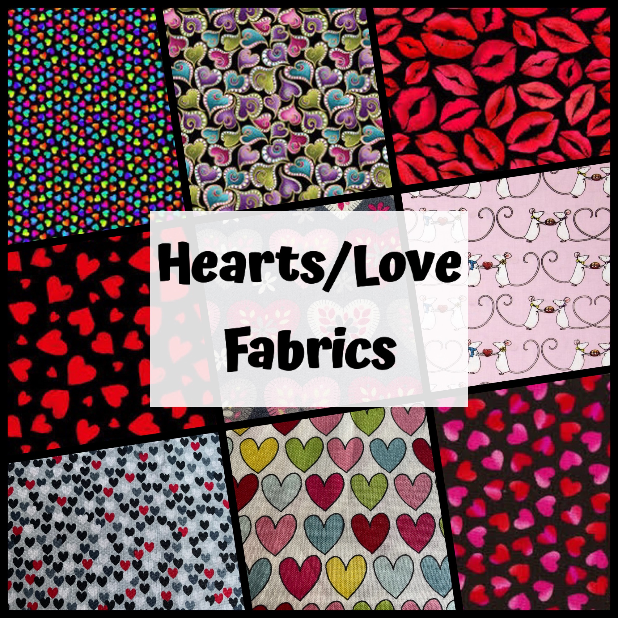 Hearts/Love Fabrics