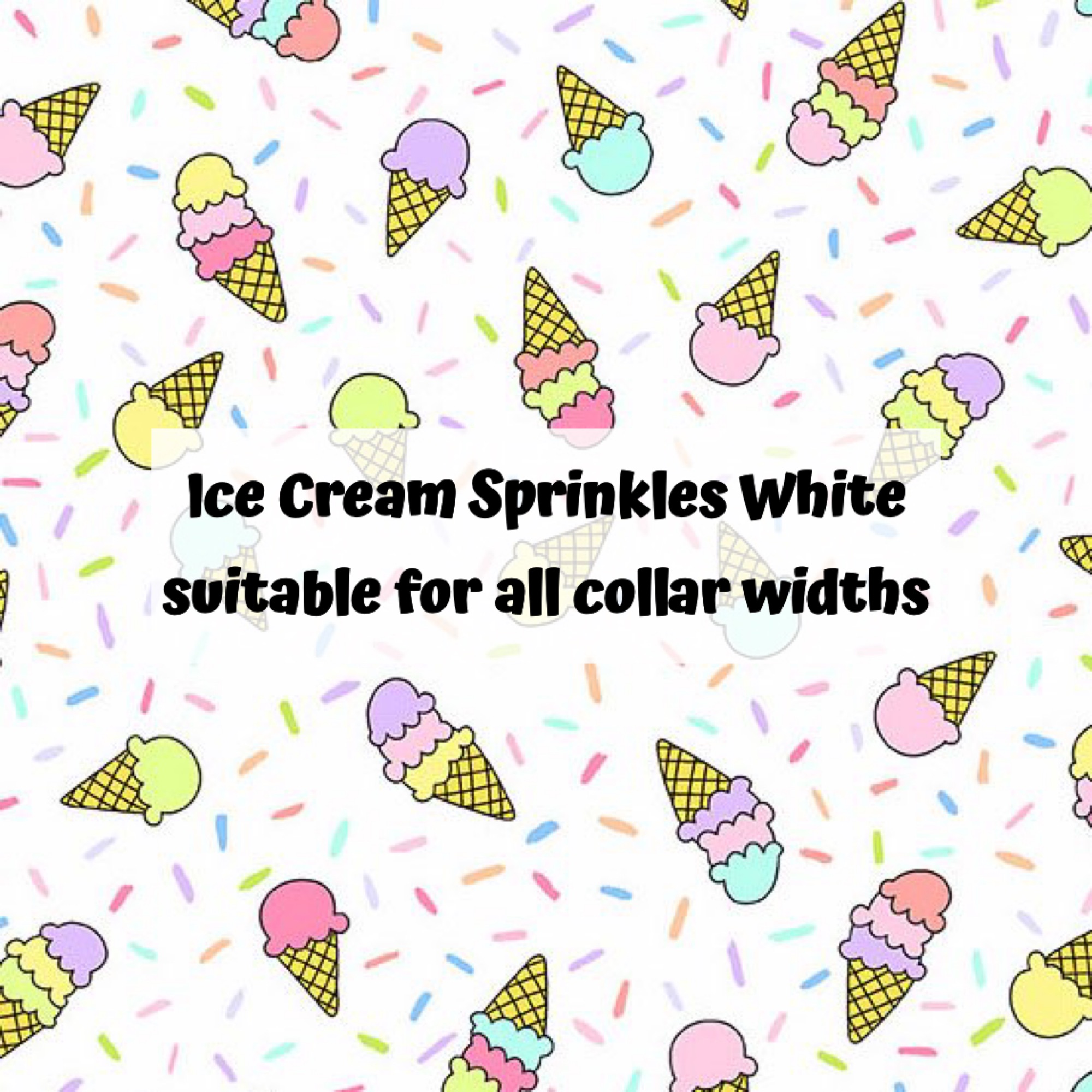 Ice Cream Sprinkles White