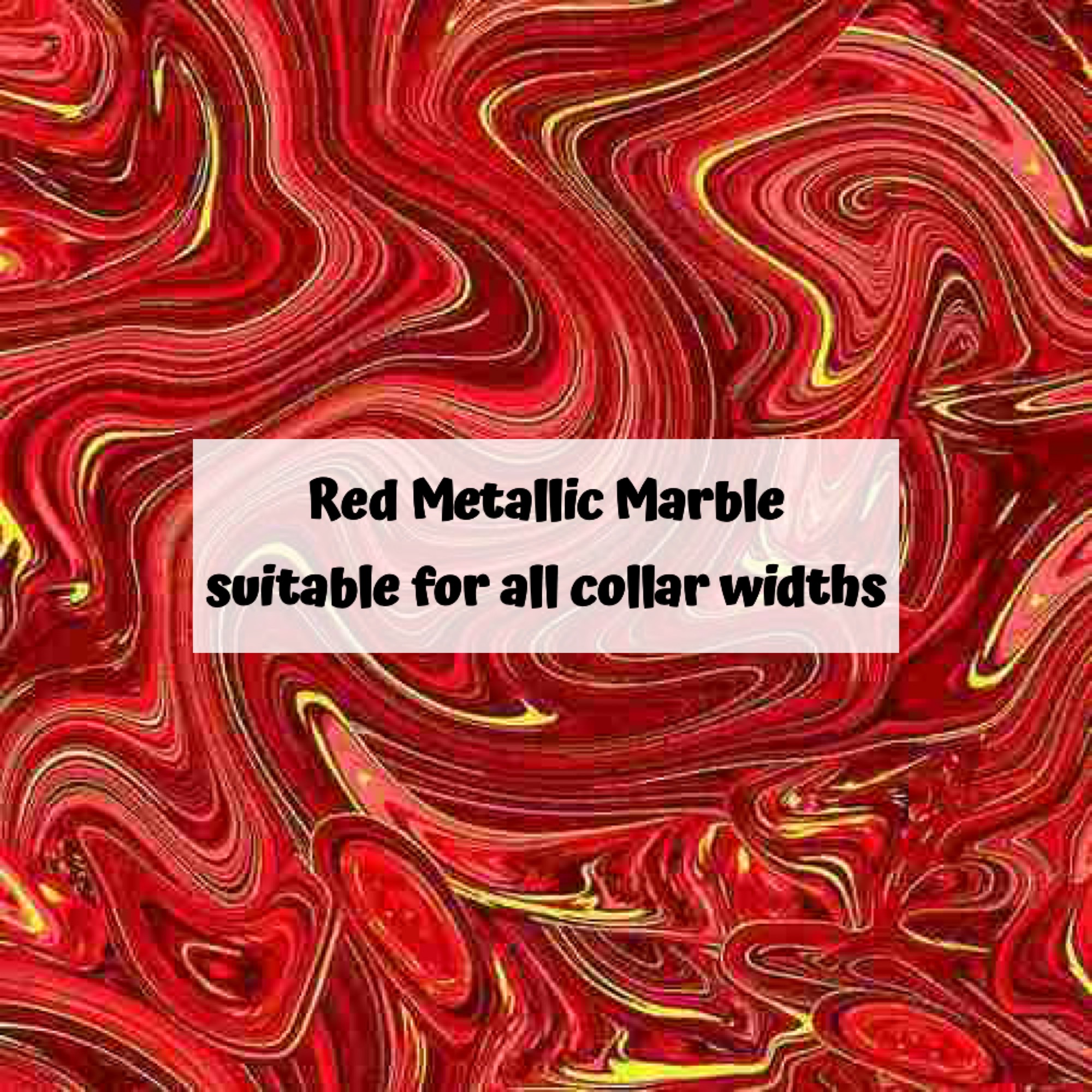 Red Metallic Marble