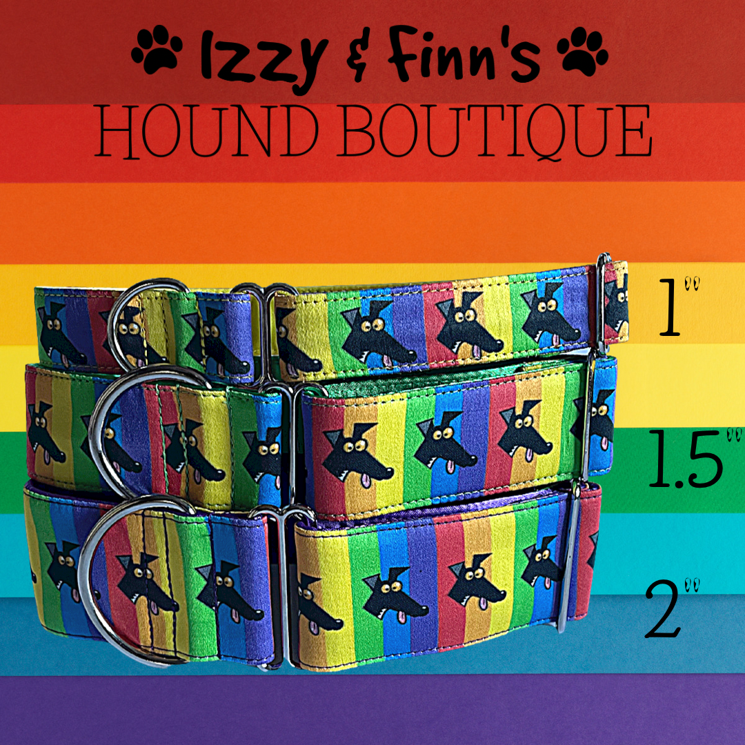 *NEW* Richard Skipworth Rainbow Derps Fabric Collars  **Made to Order**
