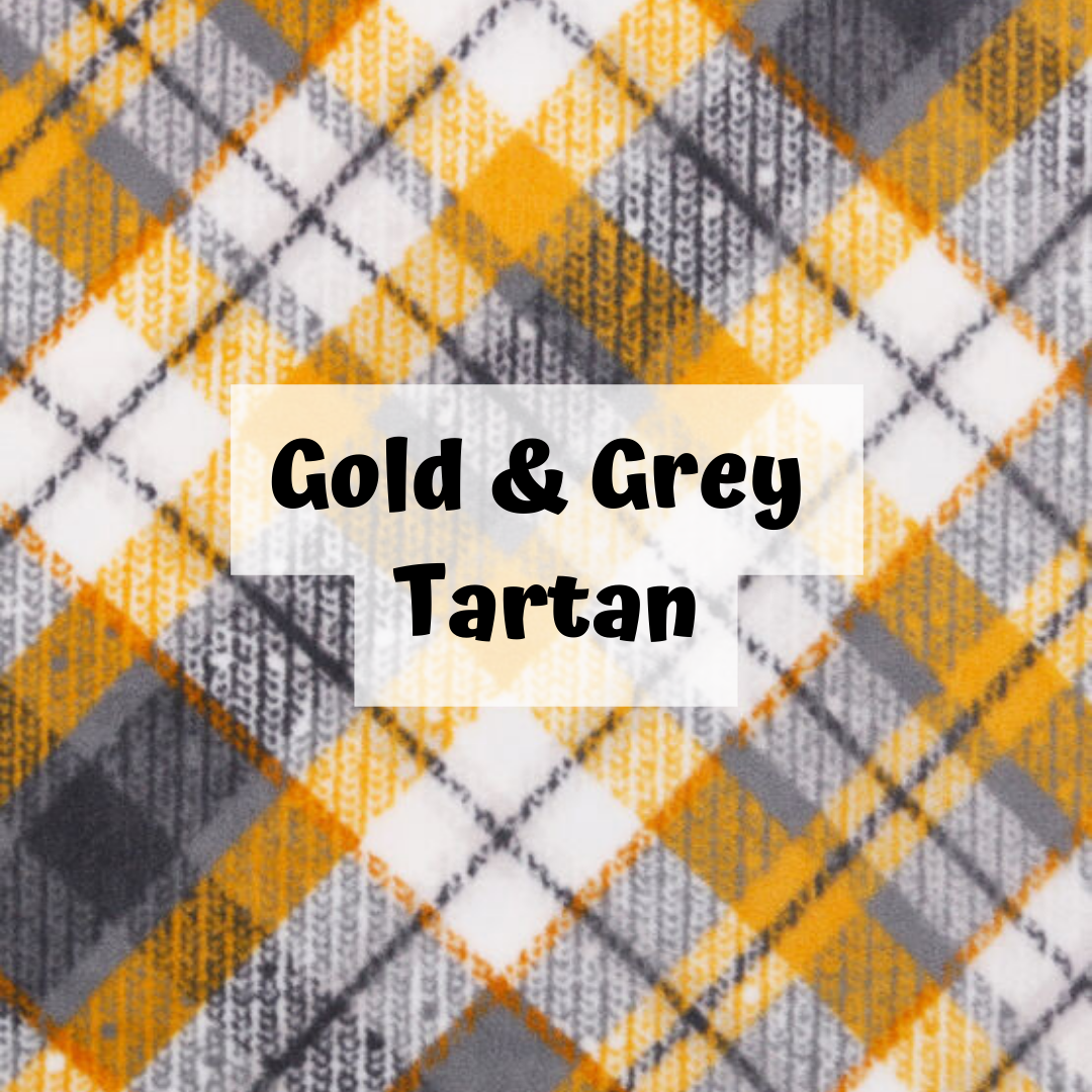 Gold & Grey Tartan