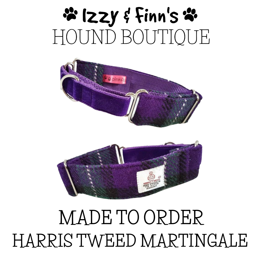 Made to order - Harris Tweed Martingale Collars