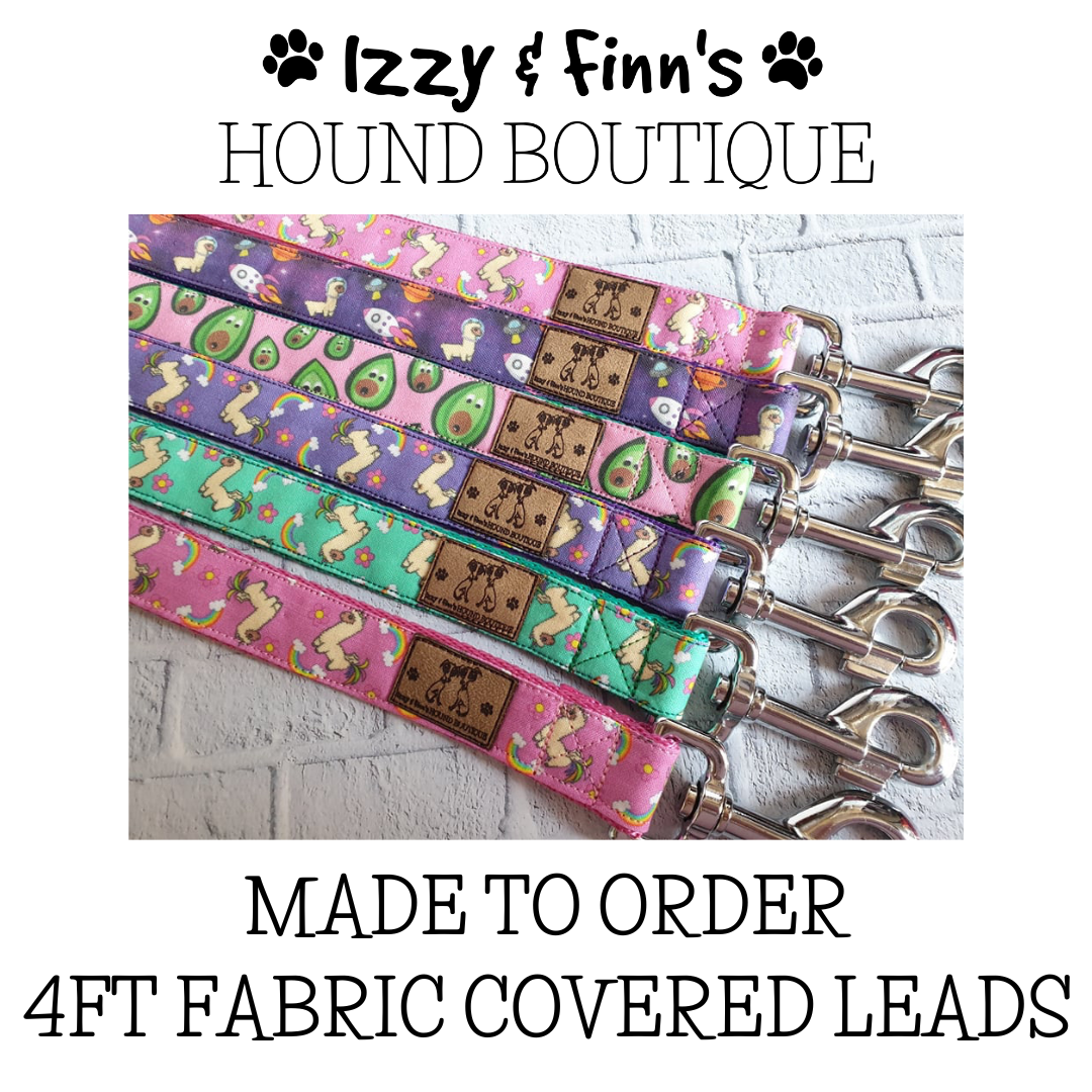 Made to Order - 4ft Fabric Covered Leads