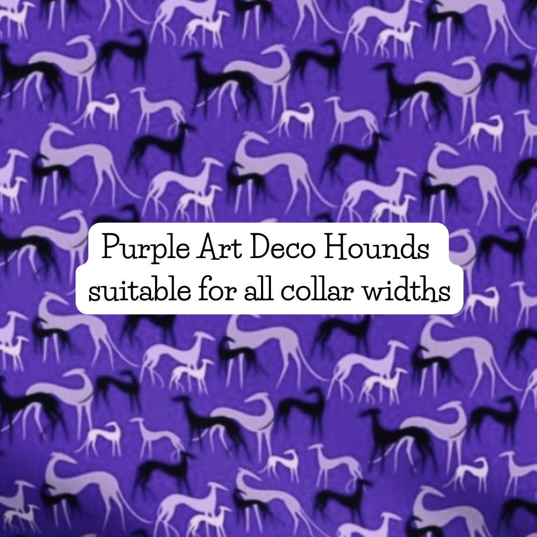 Purple Art Deco Hounds