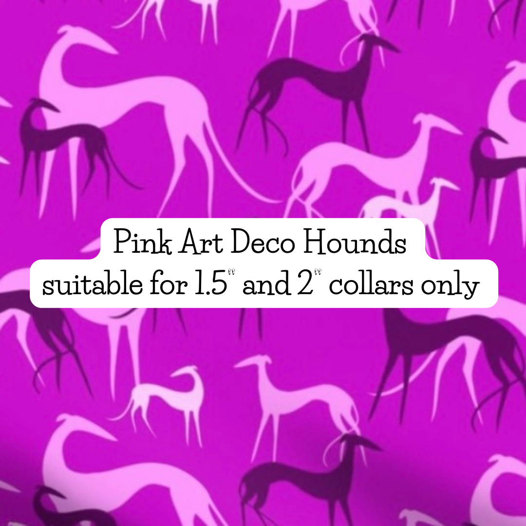 Pink Art Deco Hounds
