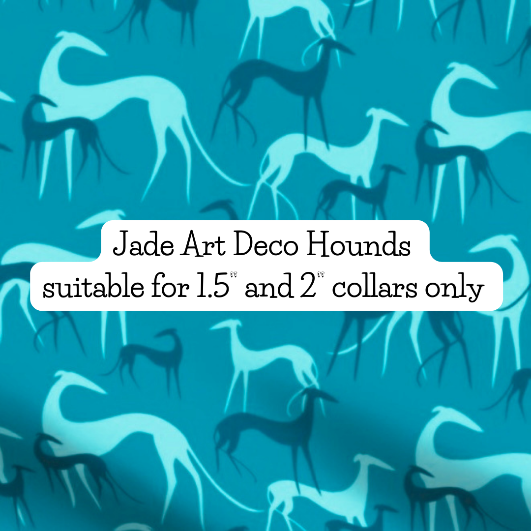Jade Art Deco Hounds