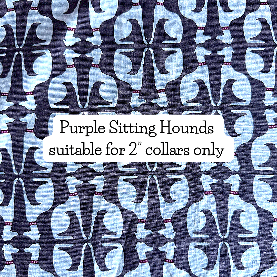 Purple Sitting Hounds