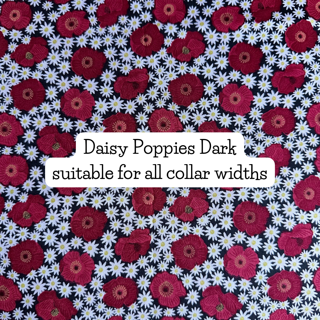 Daisy Poppies Dark