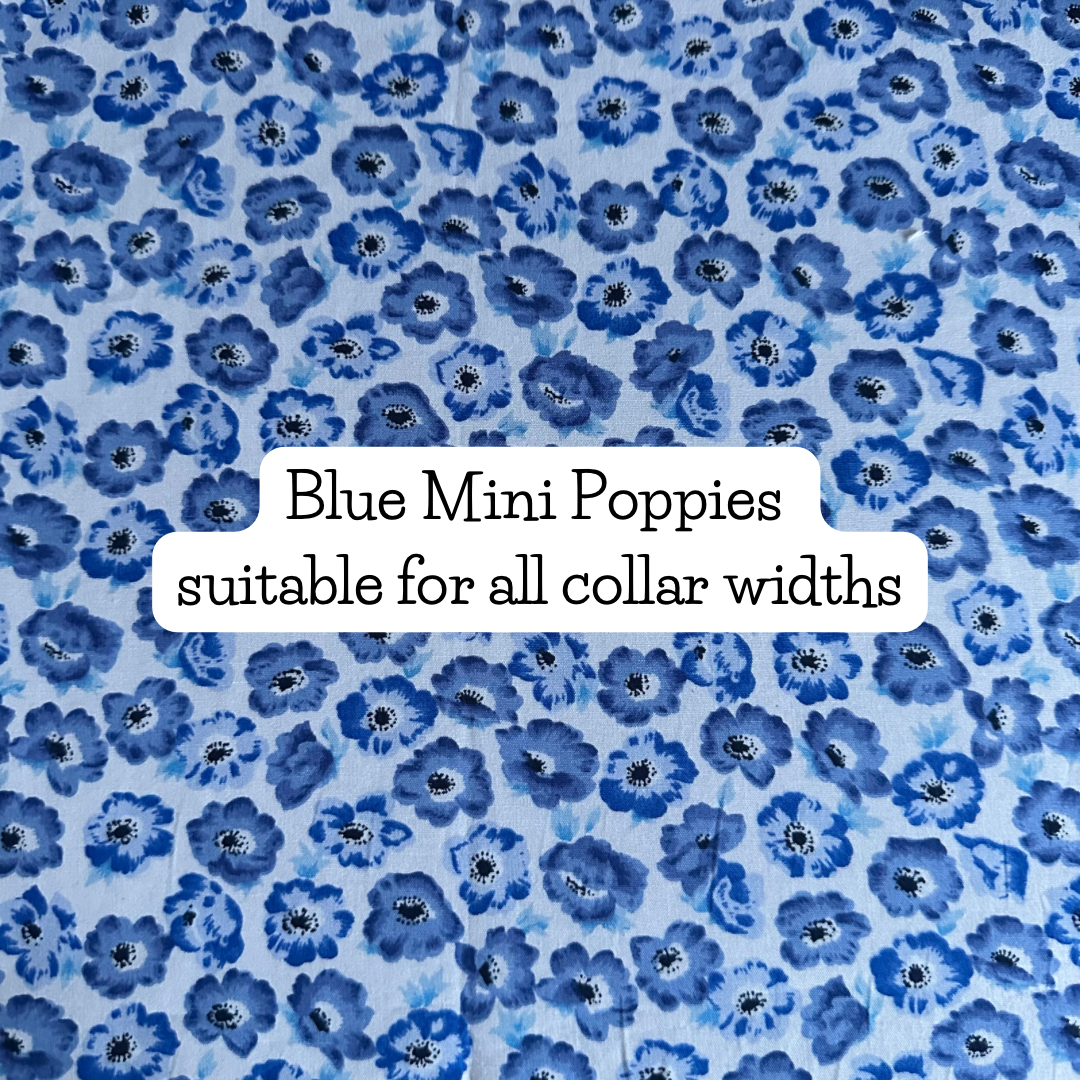 Blue Mini Poppies