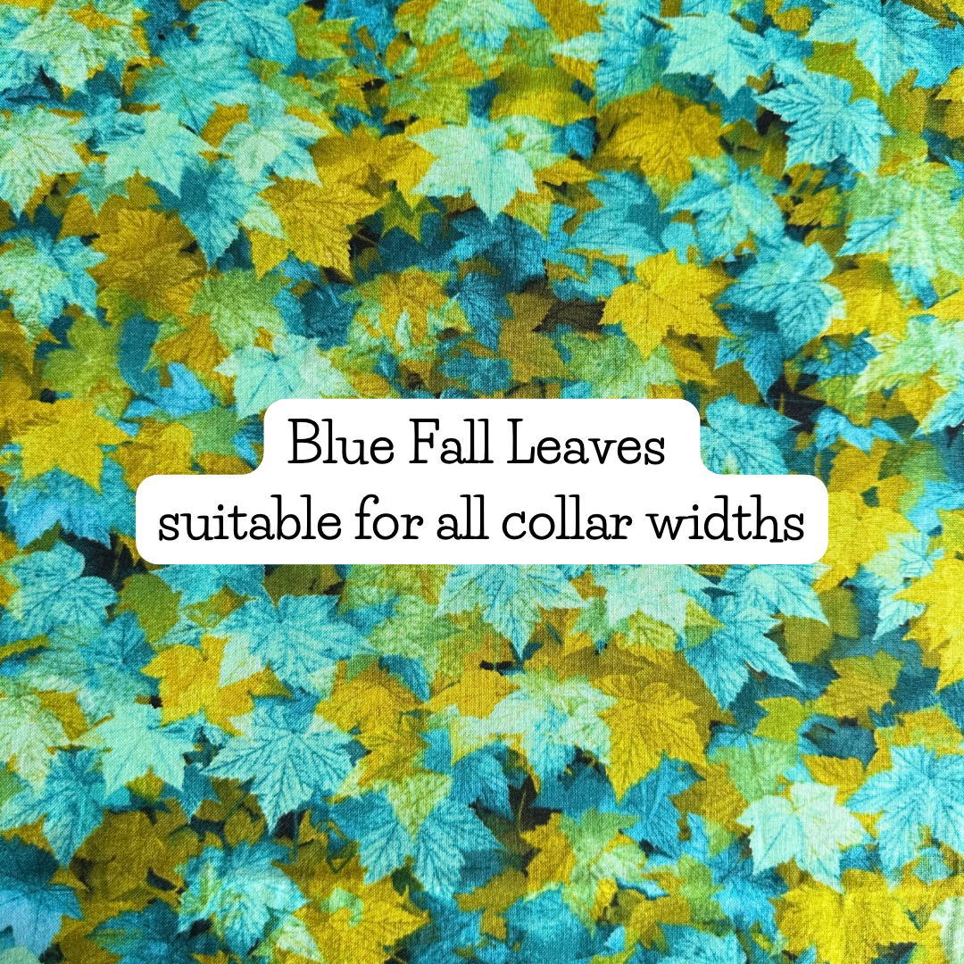 Blue Fall Leaves