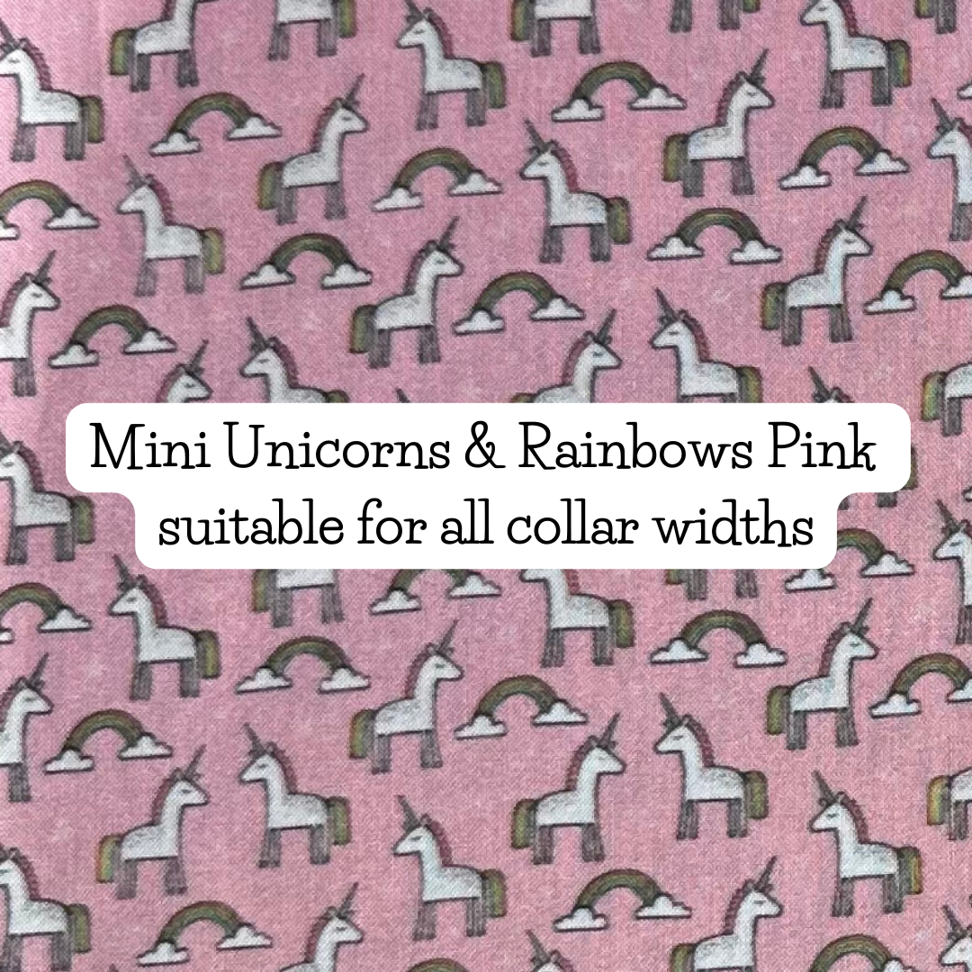 Mini Unicorns and Rainbows Pink