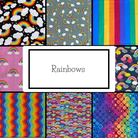 Rainbows Fabric